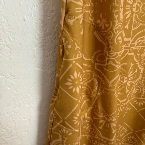 prAna Women's Opal Dress Sleeveless Racerback Toffee Tiles Size Small - Picture 3 of 6